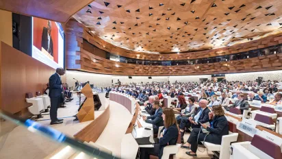 The ILO Director-General attends the opening ceremony of the 113th International Labour Conference in Geneva, 2 June 2025.